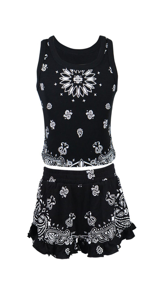 *Bandana Print Tank*