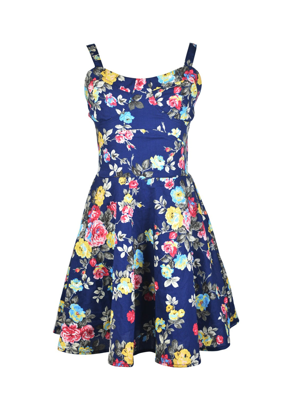 zoe dress peony floral main image 0