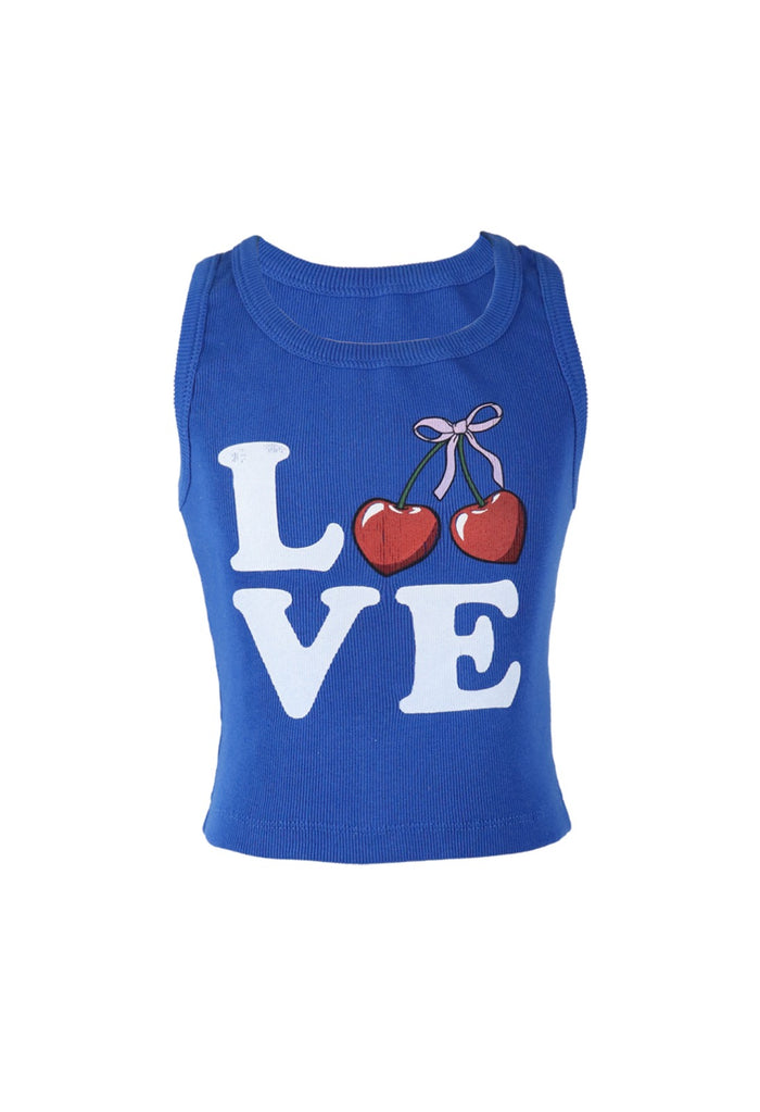 *Love Cherry Rib Tank*