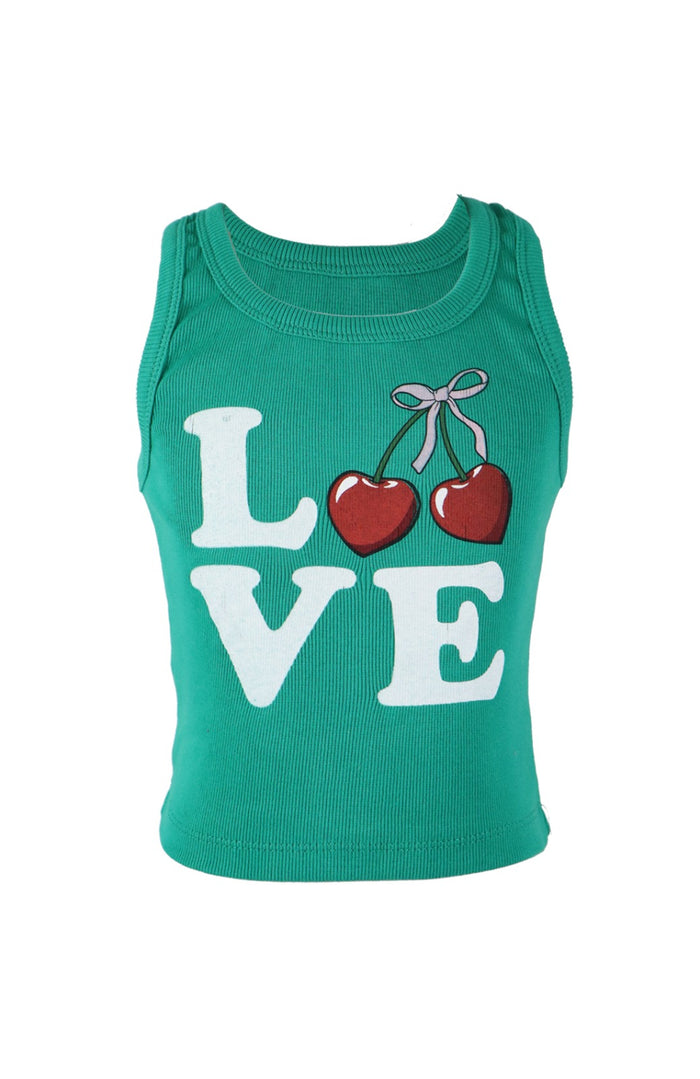 *Love Cherry Rib Tank*