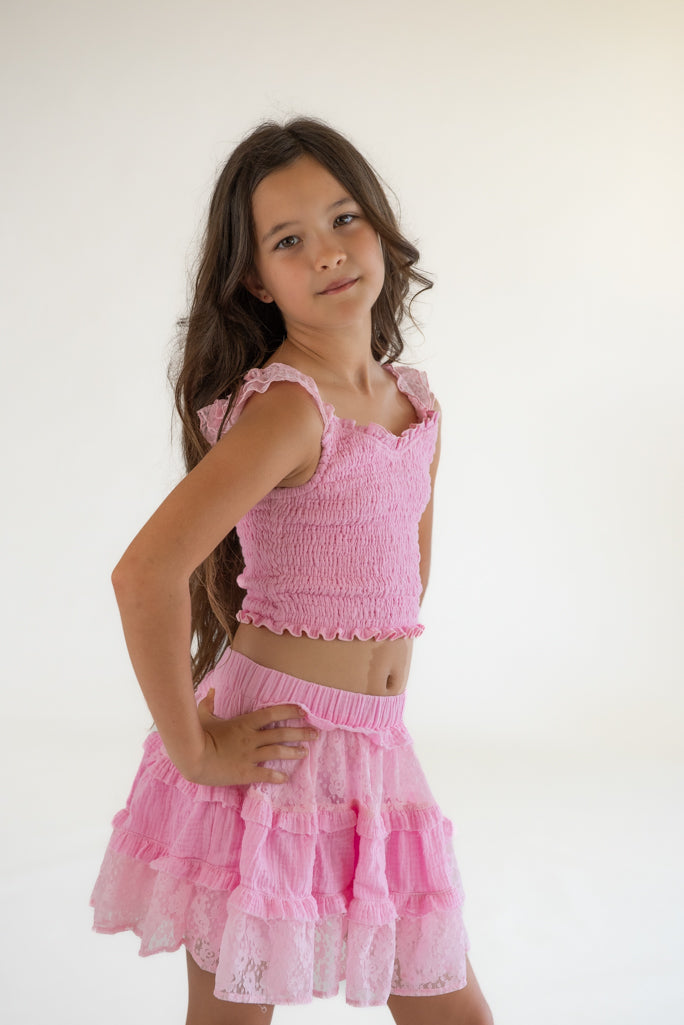Flutter Smocked Top* – Flowers By Zoe Clothing