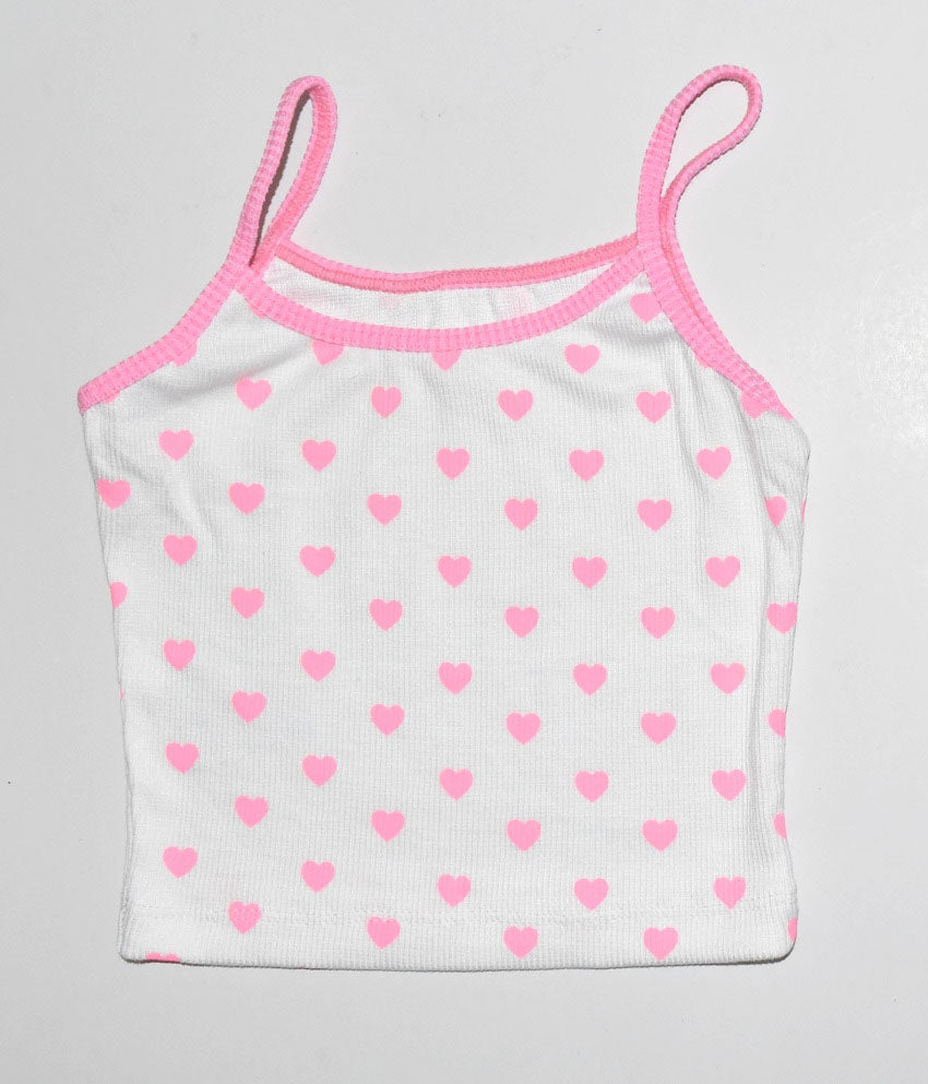 Blush Allover Heart Top main image 1