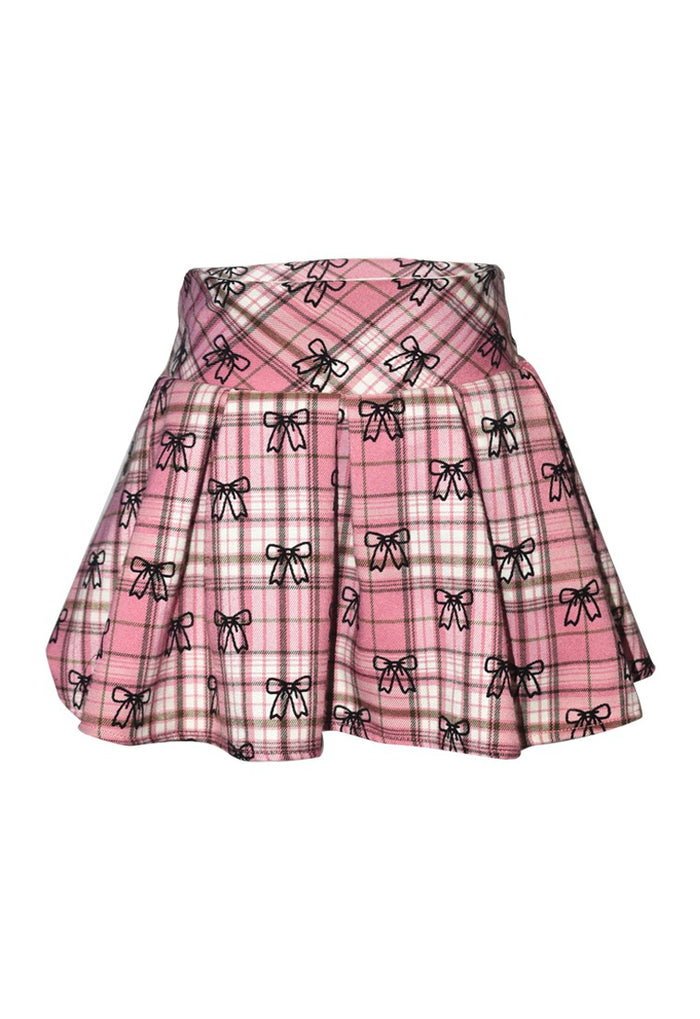 *Bow Printed Skirt*