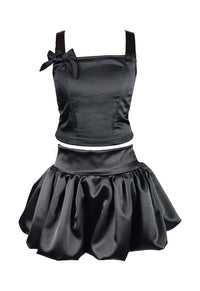 *Shiny Strecth Bubble Skirt*