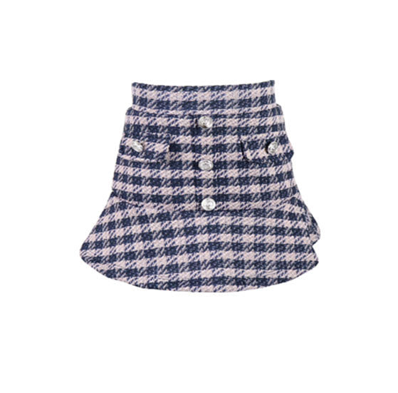 *Tweed Button Skirt*