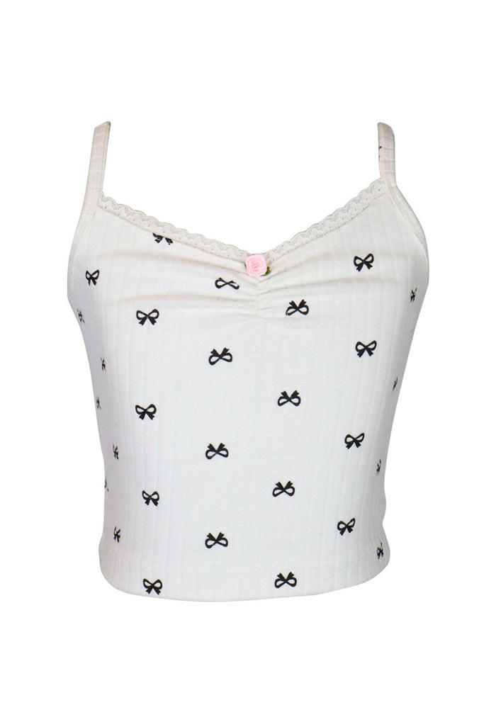 *Allover Bow Cami Top*