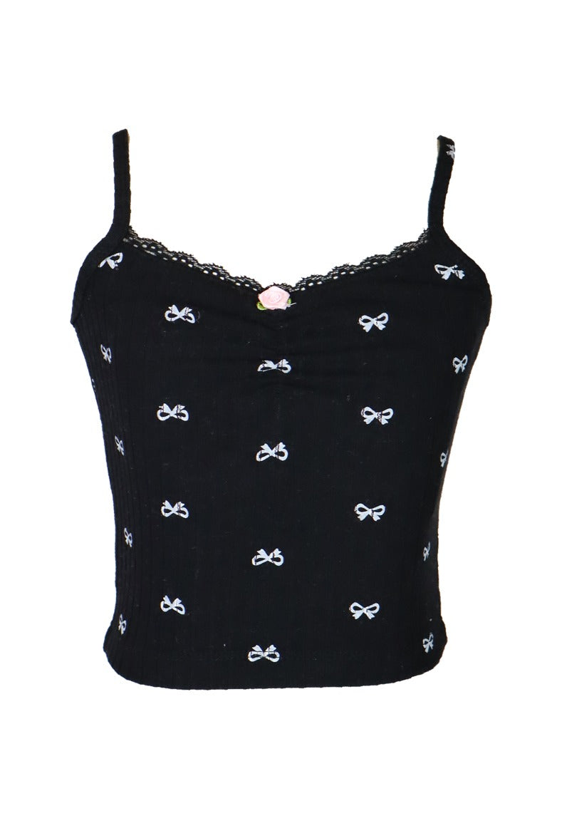 *Allover Bow Cami Top*