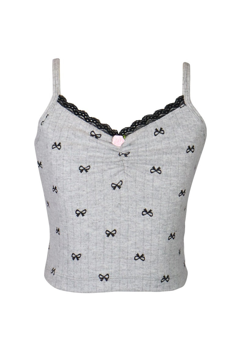 *Allover Bow Cami Top*