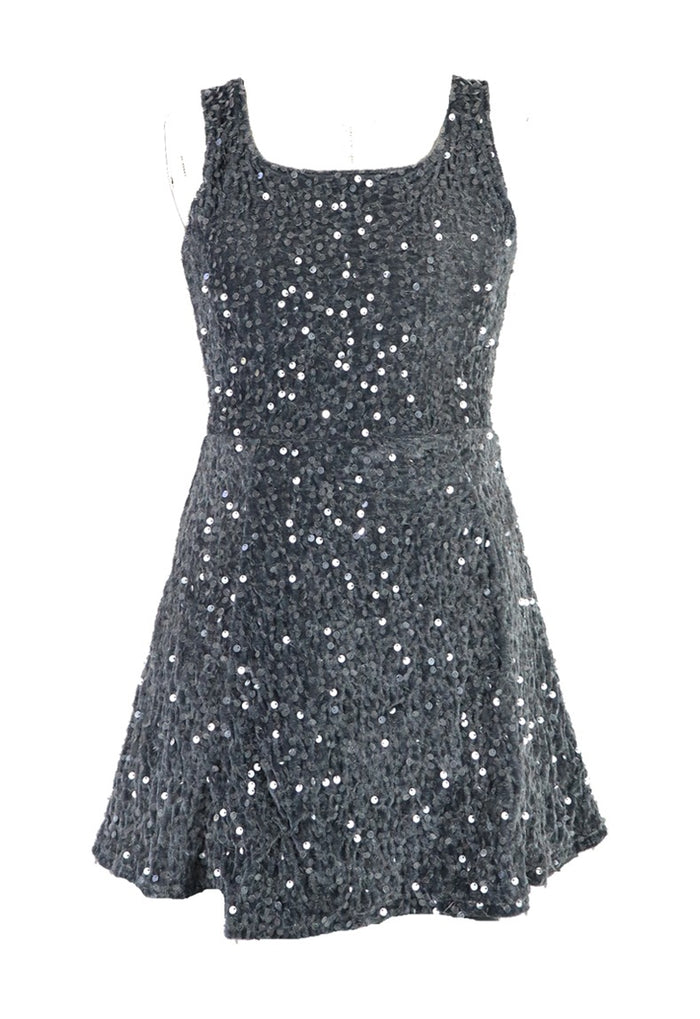 flowers by zoe sequin dress Flowers By Zoe- Pink Sequin Long Sleeve Dress