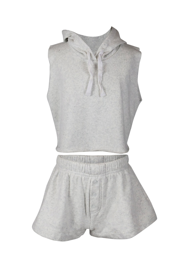 *Basic Color Button Down Active Short*
