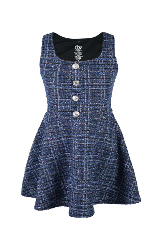 *Tweed Flare Dress*