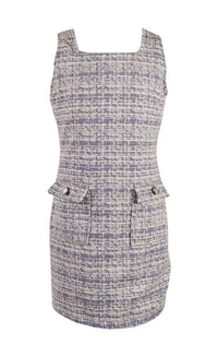 *Sleeveless Tweed Dress*