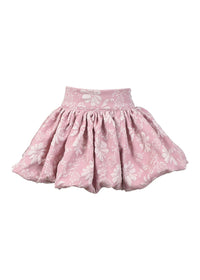 *Flower Embossed Bubble Skirt*