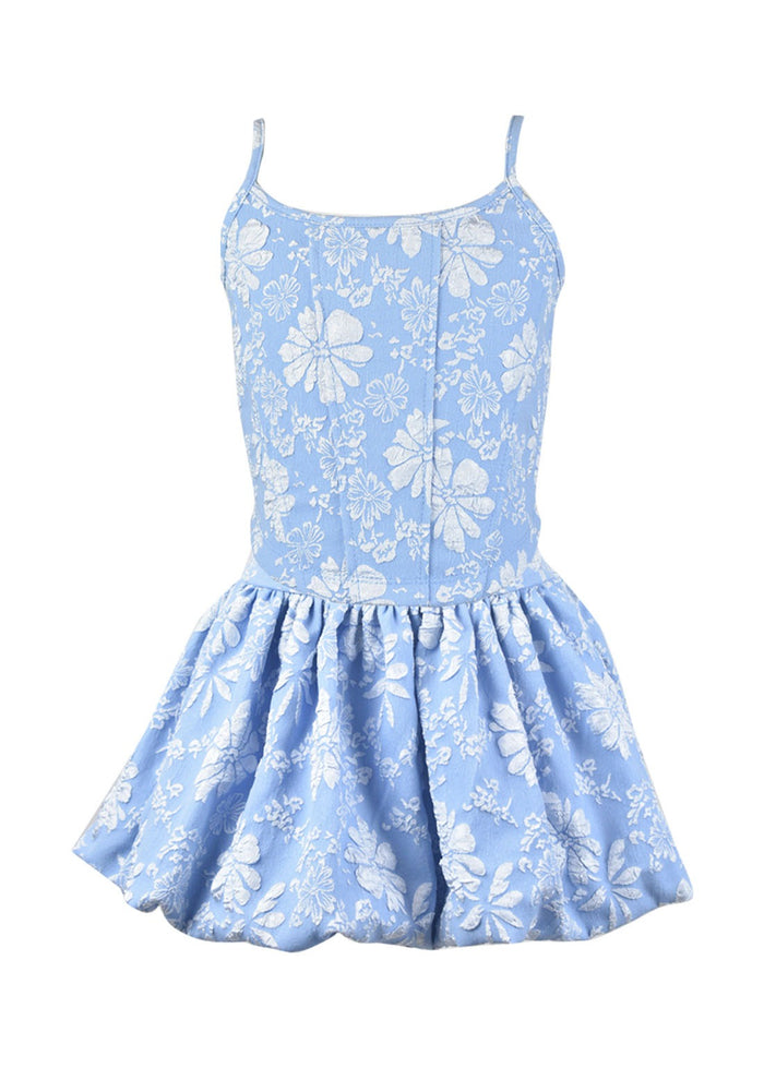 *Flower Embossed Corset Top*