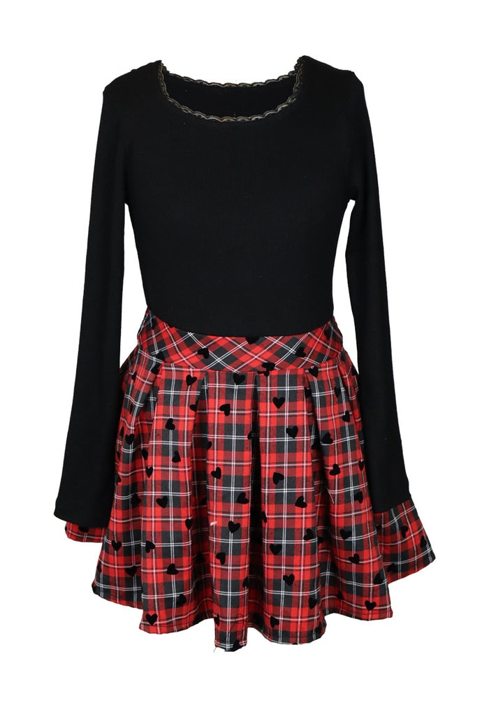 *Long Sleeve Pleated Dress*