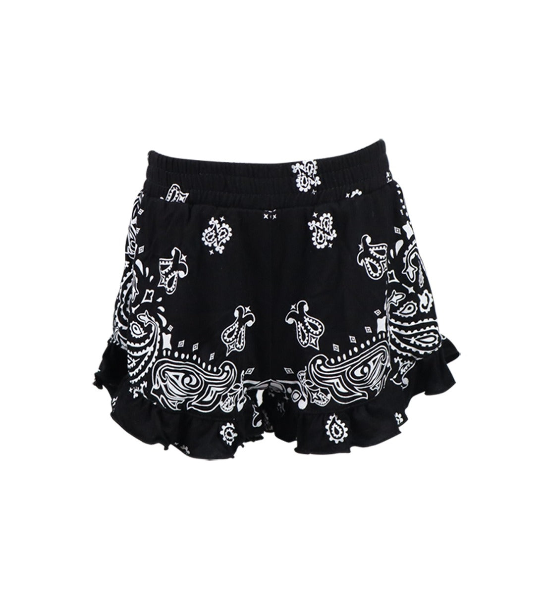 *Bandana Print Ruffle Short*
