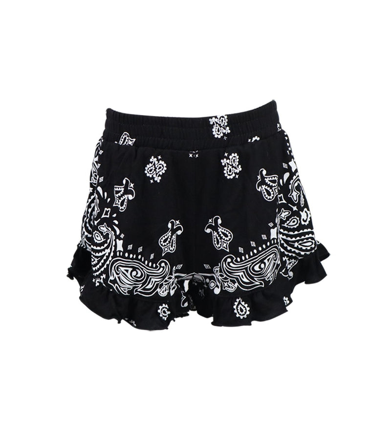 *Bandana Print Ruffle Short*