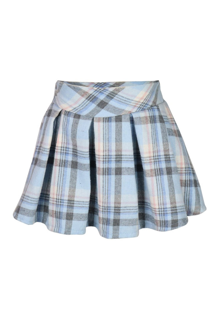*Plaid Pleated Skort*