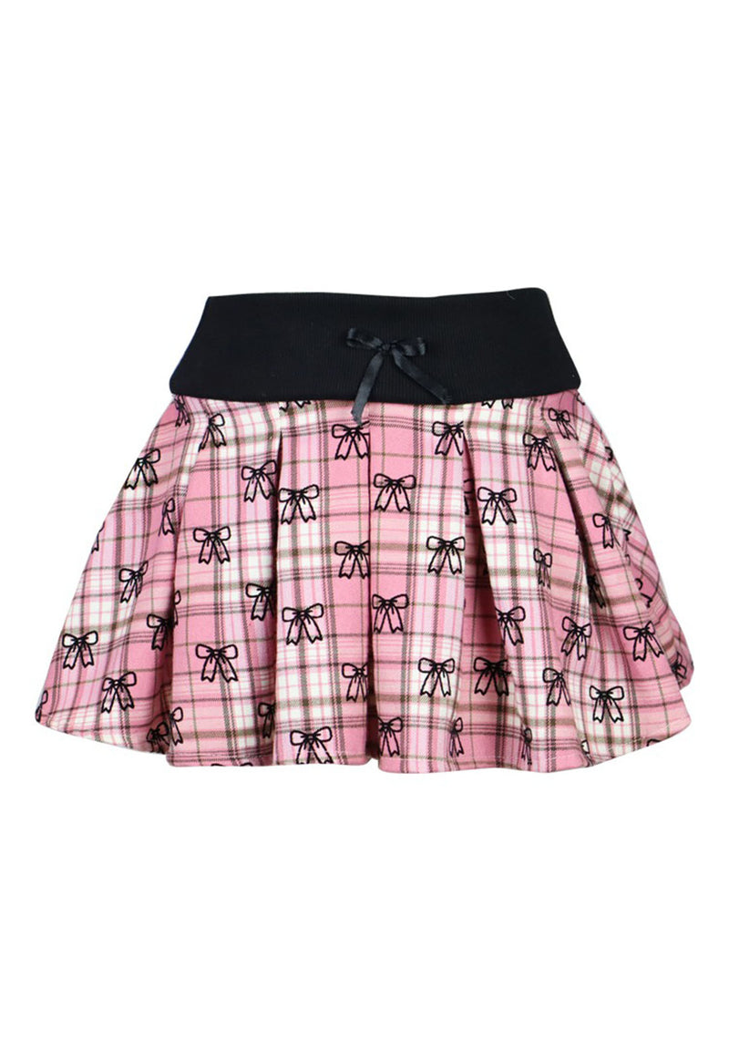 *Elastic Waist Pleated Skirt*