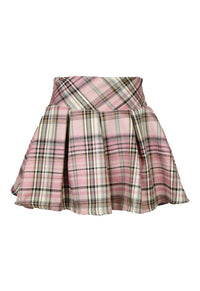 *Plaid Pleated Skort*