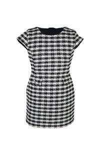 *Tweed Cap Sleeve Dress*