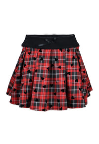 *Elastic Waist Pleated Skirt*
