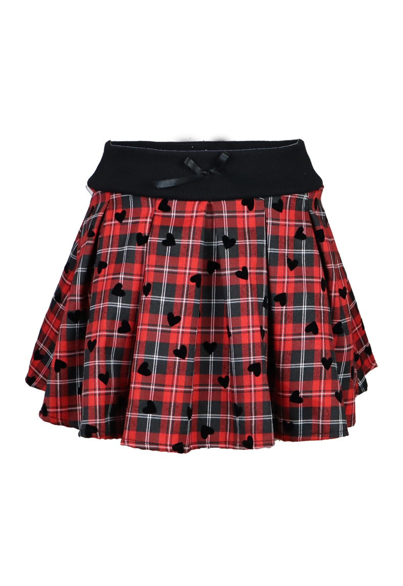*Elastic Waist Pleated Skirt*