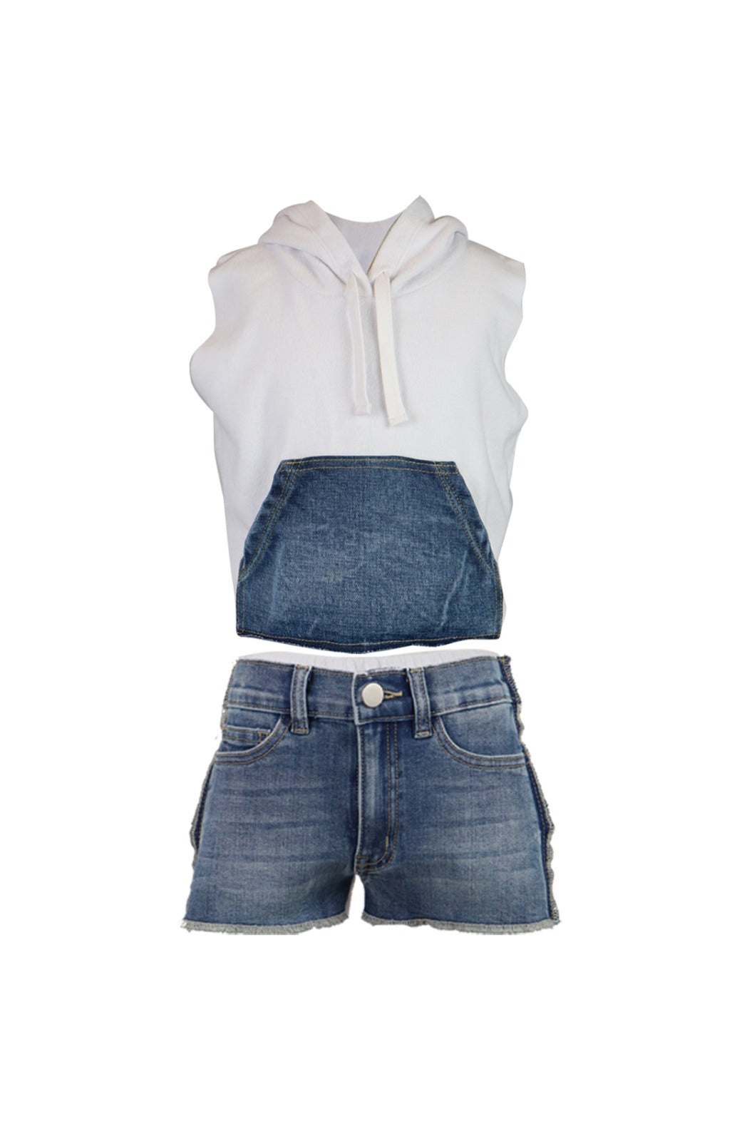 *Half Denim Pocket Short*