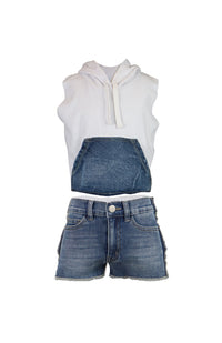 *Half Denim Pocket Short*