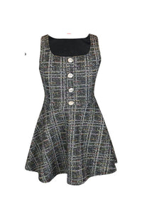 *Tweed Flare Dress*