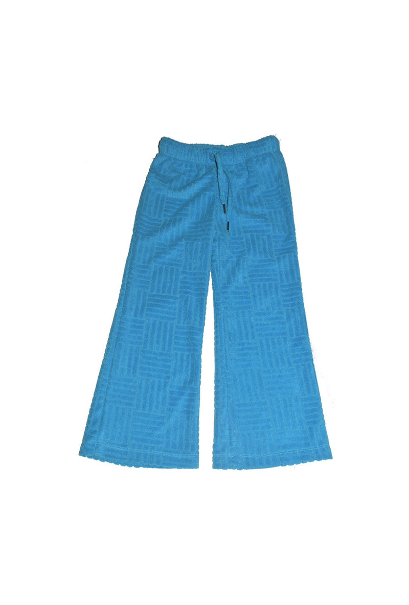 *Textured Towel Flare Pant*