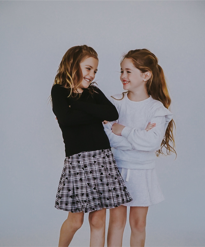 *Fleece Ruffle Sleeve Sweatshirt*