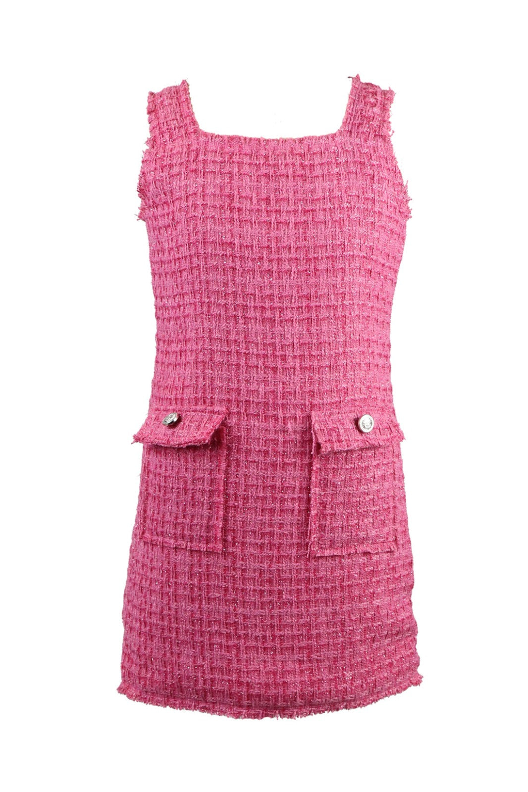 Tweed Button Dress* – Flowers By Zoe Clothing