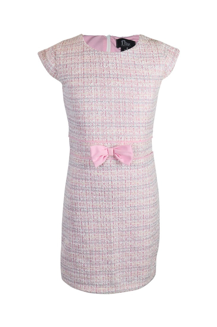 *Tweed Bow Body-con Dress*