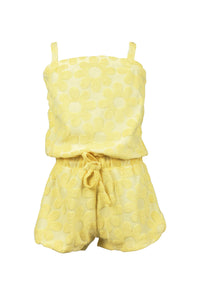 *Allover Daisy Sleevless Romper*