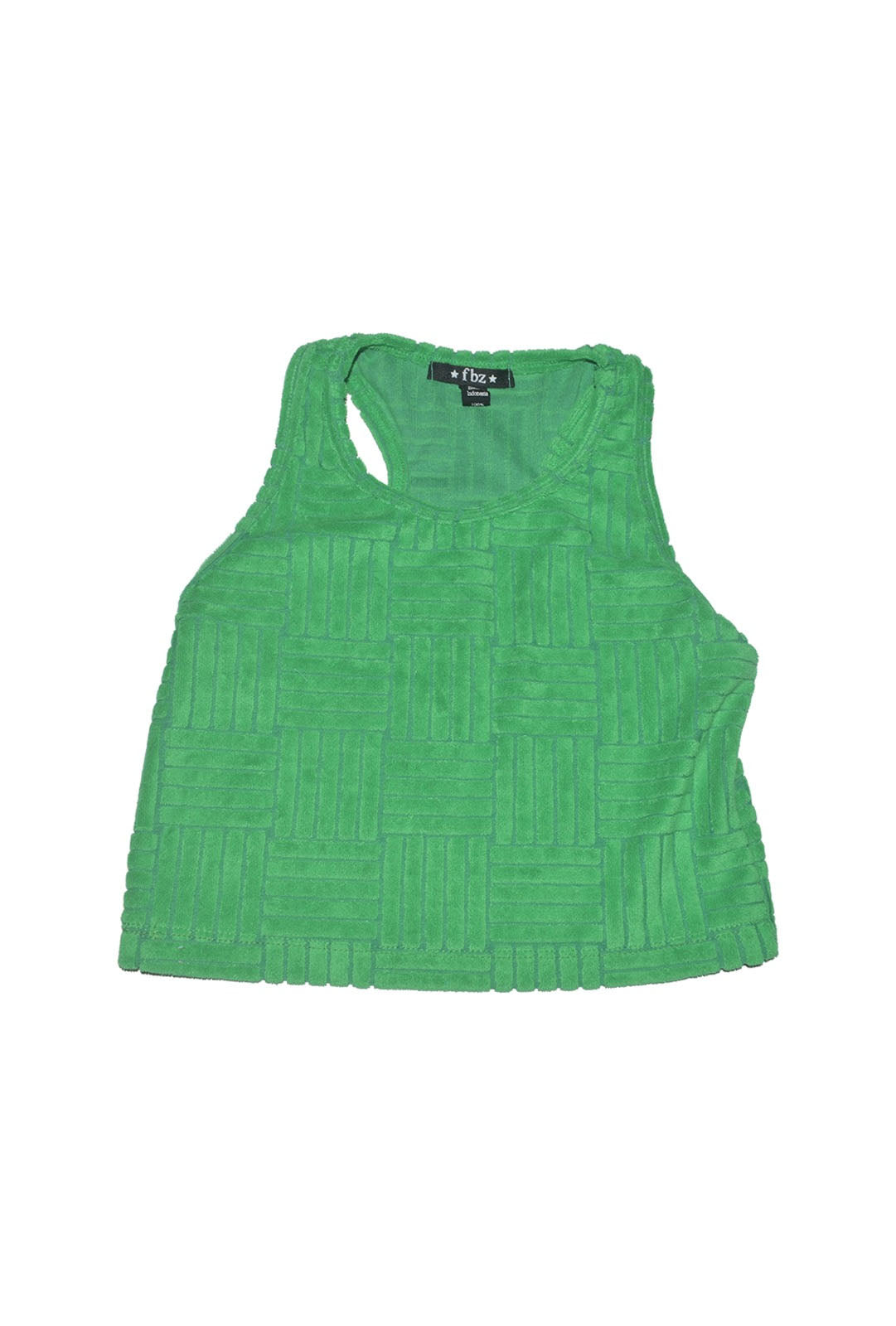 *Textured Towel Racer Back Tank*