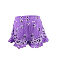 *Bandana Print Ruffle Short*