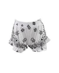 *Bandana Print Ruffle Short*