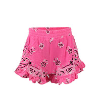 *Bandana Print Ruffle Short*