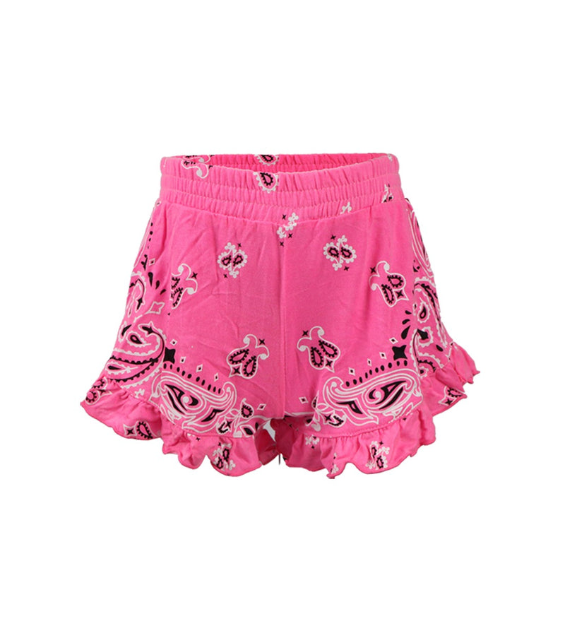 *Bandana Print Ruffle Short*