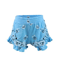 *Bandana Print Ruffle Short*