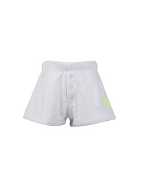 *Bow Print Button Down Short*