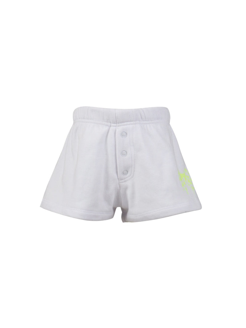 *Bow Print Button Down Short*