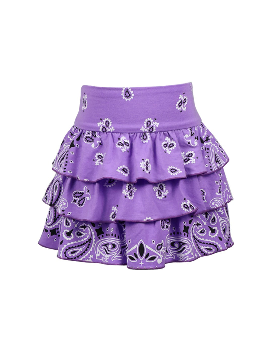 *Bandana Print Ruffle Skirt*