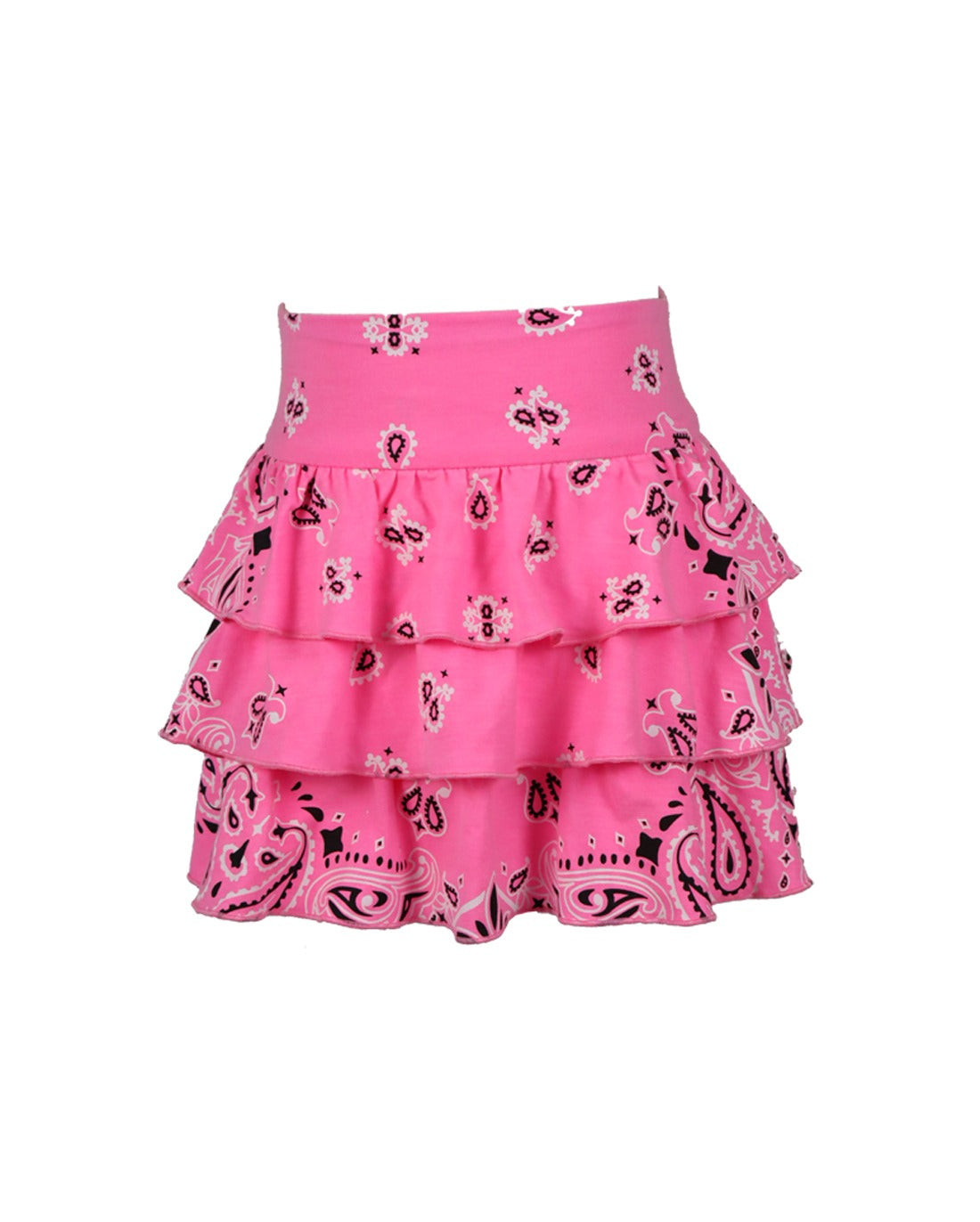 *Bandana Print Ruffle Skirt*