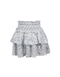 *Flower Knit Ruffle Skirt*
