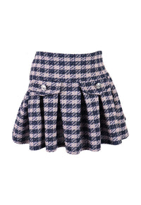 *Houndstooth Pleated Skirt*