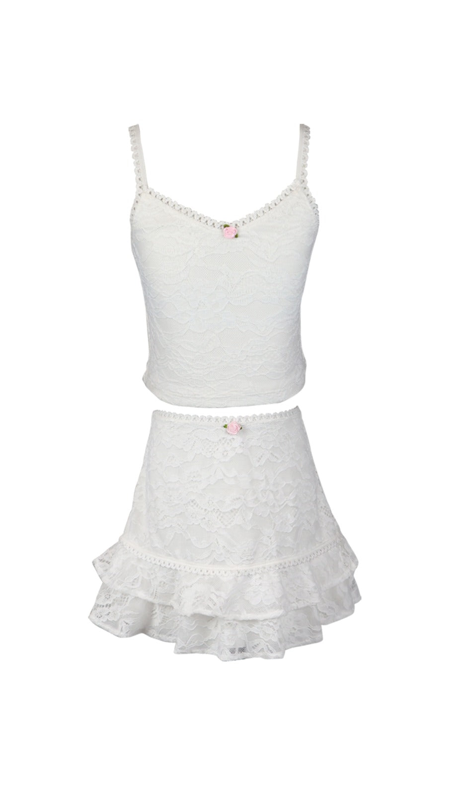 *Lace Ruffle Skirt*