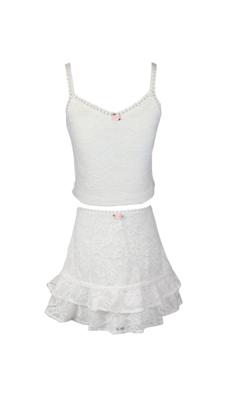 *Lace Ruffle Skirt*