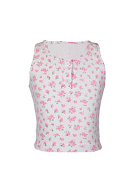 *Rib Button Down Tank*